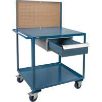 Chariot de service mobile, 2 Tiers, 24" la x 57" h x 40" p, Capacit&eacute; 1200 lb Nia-Chem Ltd.