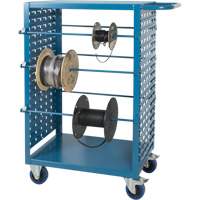 Chariot mobile pour mat&eacute;riaux bobin&eacute;s, Acier, 6 Montants, 21" la x 48" h x 38" p, Capacit&eacute; de 1200 lb Nia-Chem Ltd.