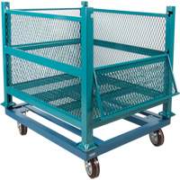 Dolly for Open Mesh Container, 40.5" W x 34-1/2" D x 10" H, 3000 lbs. Capacity MP097 | Nia-Chem Ltd.