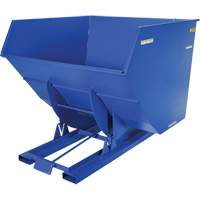 Self-Dumping Hopper, Steel, 4 cu.yd., Blue Nia-Chem Ltd.
