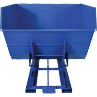 Self-Dumping Hopper, Steel, 4 cu.yd., Blue Nia-Chem Ltd.