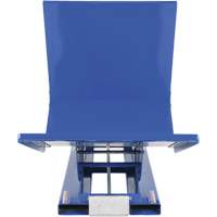 Open Sided Hopper, Steel, 1 cu.yd., Blue Nia-Chem Ltd.