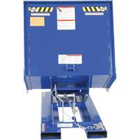 Open Sided Hopper, Steel, 1 cu.yd., Blue Nia-Chem Ltd.