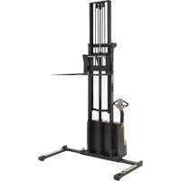 Double Mast Stacker, Electric Operated, 2200 lbs. Capacity, 150" Max Lift MP141 | Nia-Chem Ltd.