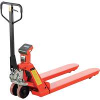Eco Weigh-Scale Pallet Truck with Thermal Printer, 45" L x 22.5" W, 4400 lbs. Cap. MP256 | Nia-Chem Ltd.