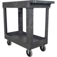 Chariot utilitaire pour l'entretien, 2 tiers, 16-1/2" x 32-1/2" x 34-1/2", Capacit&eacute; 550 lb Nia-Chem Ltd.