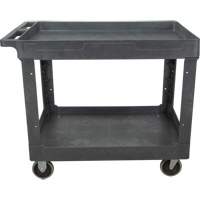 Utility Service Cart, 2 Tiers, 24-5/8" x 32-1/2" x 40", 550 lbs. Capacity Nia-Chem Ltd.