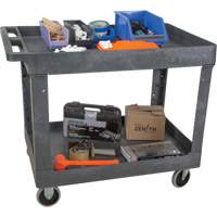 Utility Service Cart, 2 Tiers, 24-5/8" x 32-1/2" x 40", 550 lbs. Capacity Nia-Chem Ltd.