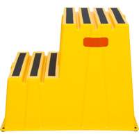 Escabeau industriel, 2 marches, 26" x 22-7/16" x Hauteur 19-11/16" Nia-Chem Ltd.