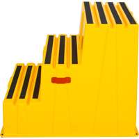 Industrial Step Stool, 3 Steps, 34-13/16" x 22-7/16" x 28-1/2" High Nia-Chem Ltd.
