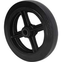 Mold-On Rubber Wheel, 10" (254 mm) Dia. x 2" (50.8 mm) W, 948 lbs. (430 kg) Capacity Nia-Chem Ltd.