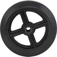 Mold-On Rubber Wheel, 10" (254 mm) Dia. x 2" (50.8 mm) W, 948 lbs. (430 kg) Capacity Nia-Chem Ltd.