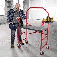 Buildman Portable Scaffold, 40-5/8" D x 4' H Nia-Chem Ltd.