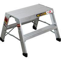 Portable Work-Stand Saw Horse, Aluminum Frame, 12-1/4" D x 24" H Nia-Chem Ltd.