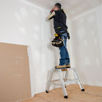 Portable Work-Stand Saw Horse, Aluminum Frame, 12-1/4" D x 24" H Nia-Chem Ltd.