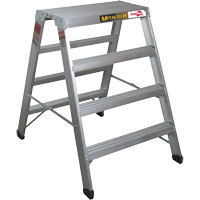 Portable Work-Stand Saw Horse, Aluminum Frame, 12-1/4" D x 48" H Nia-Chem Ltd.