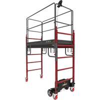 Complete Motorized Buildman 6' Baker Scaffold Kit, 31" D x 118-3/4" H Nia-Chem Ltd.