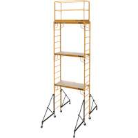 Complete 18' Drywall  Baker Scaffold Tower Set, 122" D x 236" H Nia-Chem Ltd.
