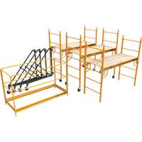 Complete 18' Drywall  Baker Scaffold Tower Set, 122" D x 236" H Nia-Chem Ltd.