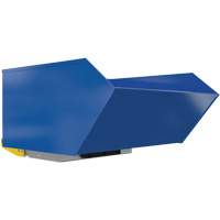 Heavy-Duty H-Style Bump & Dump Hopper, Steel, 1 cu.yd., Blue Nia-Chem Ltd.