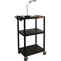 Electric Utility Cart, 3 Tiers, 24" x 42" x 18", 300 lbs. Capacity Nia-Chem Ltd.