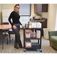 Electric Utility Cart, 3 Tiers, 24" x 42" x 18", 300 lbs. Capacity Nia-Chem Ltd.
