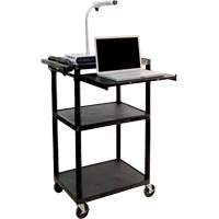 Electric Utility Cart, 3 Tiers, 24" x 42" x 18", 300 lbs. Capacity Nia-Chem Ltd.