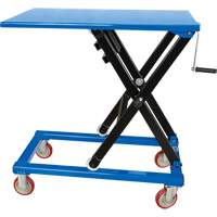 Table &eacute;l&eacute;vatrice manuelle &agrave; ciseaux, 37-3/8" lo x 23-5/8" la, Acier, Capacit&eacute; 660 lb Nia-Chem Ltd.