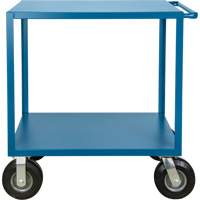 Outdoor Shelf Cart, 2 Tiers, 18" W x 39" H x 33" D, 1200 lbs. Capacity Nia-Chem Ltd.