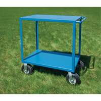 Outdoor Shelf Cart, 2 Tiers, 18" W x 39" H x 33" D, 1200 lbs. Capacity Nia-Chem Ltd.