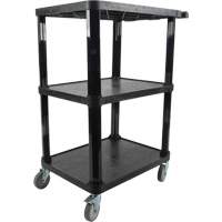 Chariot utilitaire avec tablette plate, 3 tiers, 18-1/8" x 37-3/8" x 27-3/4", Capacit&eacute; 330 lb Nia-Chem Ltd.