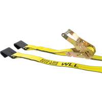 Winch Strap, Flat Hook, 2" W x 30' L, 3335 lbs. (1512 kg) Working Load Limit Nia-Chem Ltd.
