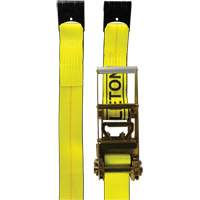 Winch Strap, Flat Hook, 3" W x 30' L, 5400 lbs. (2449 kg) Working Load Limit Nia-Chem Ltd.