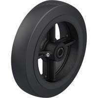 Roue en caoutchouc noir sur noyau en fonte Nia-Chem Ltd.