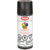 Laque industrielle Acryli-Quik, Noir, Semi-mat, 12 oz, Canette a&eacute;rosol Nia-Chem Ltd.