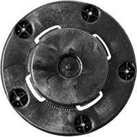 Chariot &agrave; visser Brute, Poly&eacute;thyl&egrave;ne, Noir, Convient aux contenants 20 - 55 US gal. Nia-Chem Ltd.