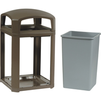 Cadre pour contenant Landmark Series Classique a/enveloppe rigide, Acier galvanis&eacute;, 35 gal. US Nia-Chem Ltd.