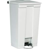 Flat Top Trash Can, Polyethylene, 23 US gal. Capacity Nia-Chem Ltd.