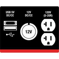 Inverter Generator, 2500 W Surge, 1800 W Rated, 4.2 L Tank Nia-Chem Ltd.