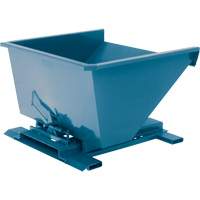 Self-Dumping Hopper, Steel, 3/4 cu.yd., Blue Nia-Chem Ltd.