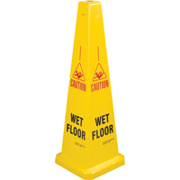 C&ocirc;nes de d&eacute;viation  Wet Floor , Anglais avec pictogramme Nia-Chem Ltd.
