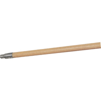 Structural Foam Push Broom Handle, Wood, ACME Threaded Tip, 15/16" Diameter, 60" Length NC750 | Nia-Chem Ltd.