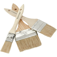 Chip/Resin Oil Paint Brush, White China, Wood Handle, 1" Width ND266 | Nia-Chem Ltd.