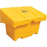 Salt Sand Container SOS, With Hasp, 42" x 29" x 30", 11 cu. Ft., Yellow Nia-Chem Ltd.
