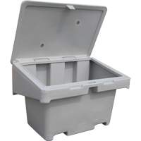 Salt Sand Container SOS, With Hasp, 42" x 29" x 30", 11 cu. Ft., Grey Nia-Chem Ltd.