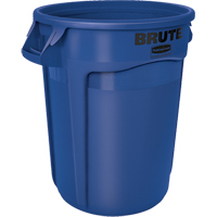 Round Brute<sup>®</sup> Containers, Bulk, Polyethylene, 32 US gal. NG251 | Nia-Chem Ltd.