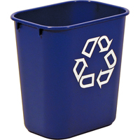 Recycling Container , Deskside, Plastic, 13-5/8 US Qt. NG274 | Nia-Chem Ltd.