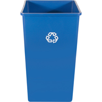Recycling Station Container , Bulk, Plastic, 35 US gal. NH779 | Nia-Chem Ltd.