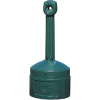 Smokers Cease-Fire&reg; Cigarette Butt Receptacle, Free-Standing, Plastic, 4 US gal. Capacity, 38-1/2" Height Nia-Chem Ltd.