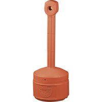 Smokers Cease-Fire&reg; Cigarette Butt Receptacle, Free-Standing, Plastic, 1 US gal. Capacity, 30" Height Nia-Chem Ltd.
